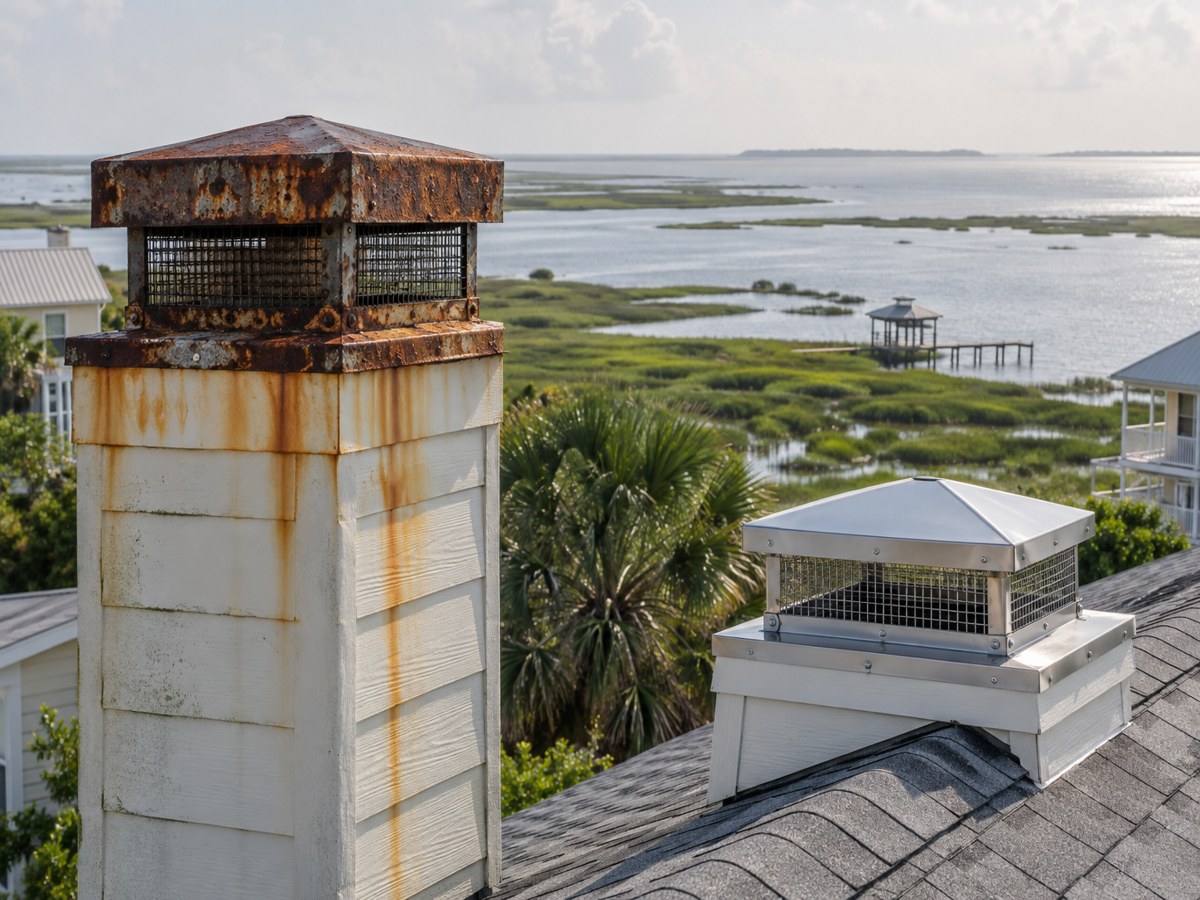 Coastal Chimney Protection in Texas