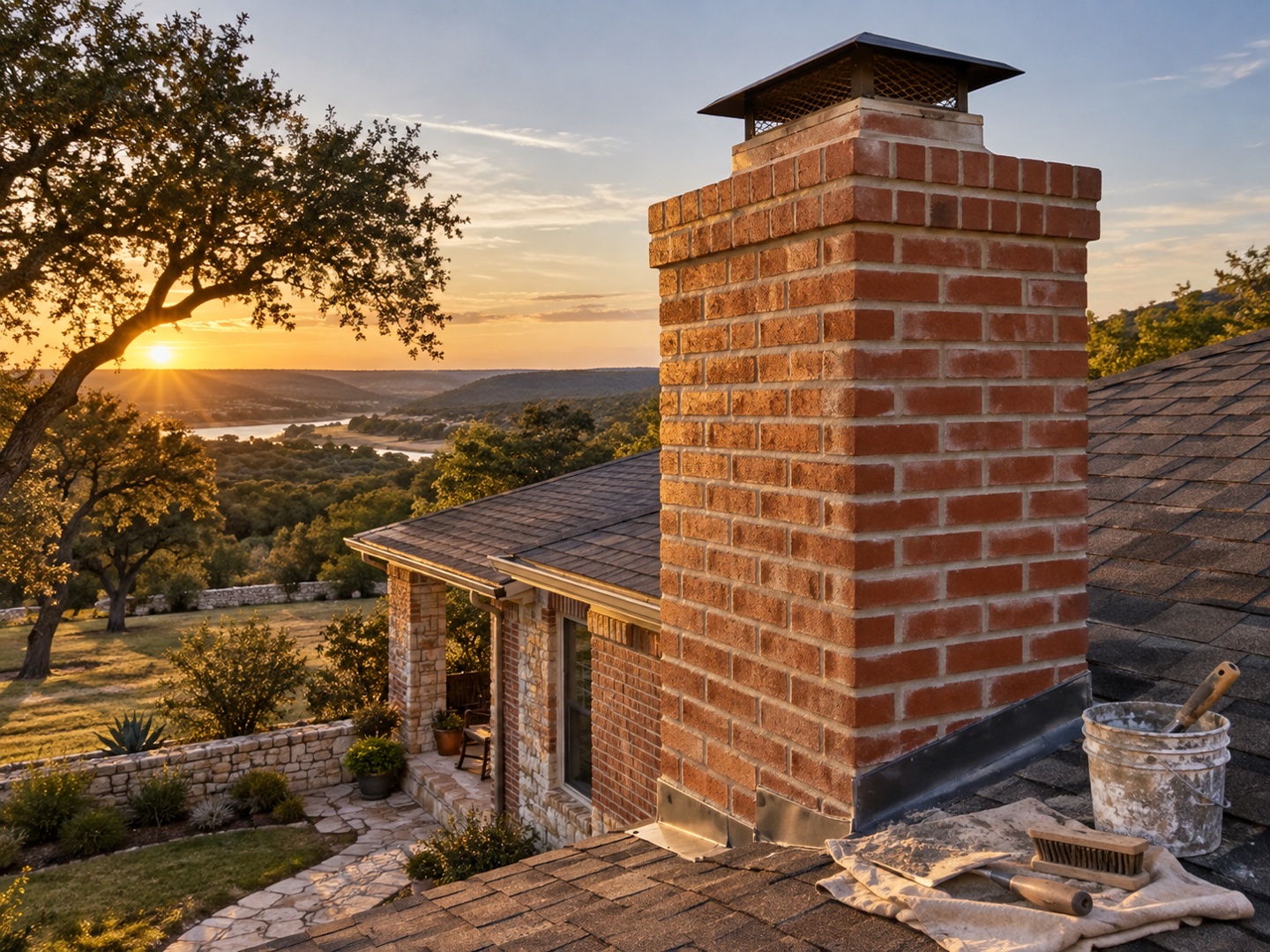Movement cracking assessed before repointing in Texas